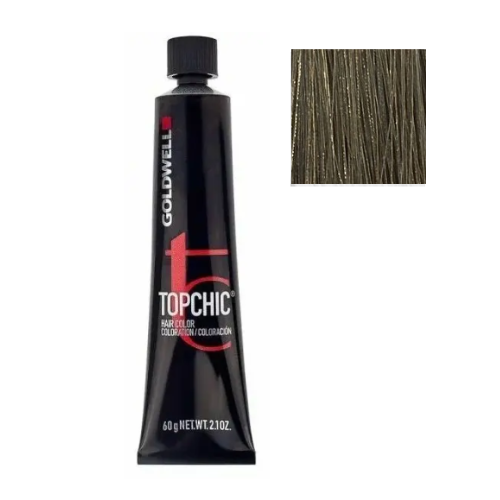 Стойкая профессиональная краска для волос - Goldwell Topchic Hair Color Coloration 8A (Светло-русый пепельный)